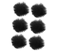 jojofuny 6pcs Mic Windproof Cover Microphone Sponge Cover Pop Shield for Microphone Live Streaming Mic for Professional Use