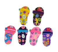 jojofuny 6Pcs Multi-color Slipper Shaped Refrigerator Magnets Cute Fridge Decor for Home Office School Functional Memo Holders for Daily Use and Giving