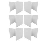 jojofuny 6pcs Reusable Plastic Classroom Desk Privacy Screen Partition for Office and School Use Lightweight and Desk Divider Panel for Enhanced Focus and Personal Space