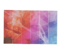 jojofuny 6pcs Sensory Strips Set Rough Texture Colorful Calming Adhesive Stickers for Stress Relief and Mood Calm, 10x2.5cm Sensory Desk Strips for Adults and Boys and Girls