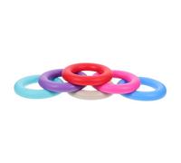 jojofuny 6Pcs Silicone Bobbin Storage Rings Portable Bobbin Case Organizer for Sewing Machines for Thread Storage and Craft Use