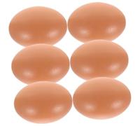 jojofuny 6pcs Simulated Egg Model Decorative Eggs for Easter Photo Props Craft Supplies Boys and Girls