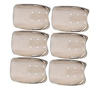 jojofuny 6pcs Transparent Metatarsal Guards Lightweight Abs Toe Protector Covers for Work Boots Unisex Shoe Tip Protective Cover Attachment for Safety Footwear