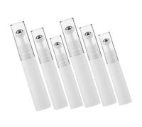 jojofuny 6pcs Travel Refillable Roller Bottles Set for Eye Cream and Essential Oils, Vacuum Sealed Empty Roll-On Bottles White Caps, 5ml 10ml 15ml Sizes for Portable Skincare and Massage