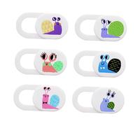 jojofuny 6pcs Webcam Privacy Lens Protector Ultra Thin Sliding Camera Cover for Laptops Tablets Phones Easy Application Self-adhesive for Enhanced Security