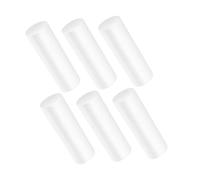 jojofuny 6PCS White Foam Cylinders Crafting Tubes for DIY Floral Arrangements and Holiday Decorations Polystyrene Modeling Shapes for Christmas Weddings Parties Arts Supplies