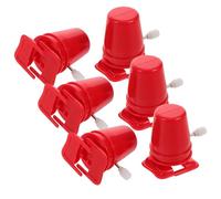 jojofuny 6pcs Wind Up Walking Robot Movement Kit DIY Legged Mechanical for Arts Crafts Engaging Creative Activity with Pearl Snowflake Clay for Group Projects and Social Interaction