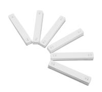 jojofuny 6pcs Window Screen Repair Clips White No-Drill Installation Screen Installation Clips for Door Window Mesh Sturdy Abs and Iron Material