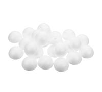 jojofuny 70pcs White Half Foam Balls Polystyrene Hemispherical Spheres for DIY Craft Decoration School Art Festival Supplies Non-Toxic Sturdy Material for Thanksgiving Christmas Party