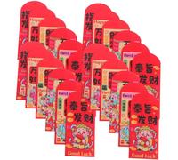 jojofuny 72pcs Chinese Year Money Envelopes Year Horse Red Packets for Spring Festival with Traditional Lucky Horse Design Thick Paper Festive Blessings for Family and Business