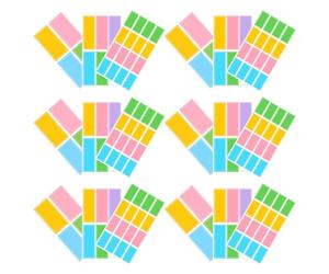jojofuny 780pcs Textbook Name Labels Removable Waterproof Name Labels 1.5x0.5inch Self-Adhesive No Residue Pet Stickers for Classroom Everyday Needs School Supplies