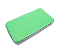 jojofuny 80 Slot Anti-Pressure Hard Case Storage Bag Disc Storage Case for Car/Home Softening Material Green DVD Storage Pouch