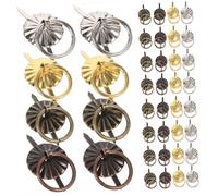 jojofuny 80pcs Retro Style Handle Cupboard Door Mini Handle Retro Cabinet Knobs Drawer Pull Vintage Mini Drawer Pulls Metal Furniture Metal Iron