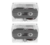 jojofuny 8Pcs 60-Minute Blank Audio Cassette Tapes Double-Sided Recording Music and Speech Empty Tape for Voice Playback and Language Learning