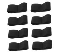 jojofuny 8pcs Adjustable Black Mourning Arm Bands Elastic Funeral Respect Bands for Football Hockey Rugby Cycling and Memorial Events Durable and Comfortable Fit