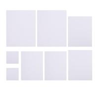 jojofuny 8pcs Cotton Blank Oil Painting Canvas Boards for Beginners and Students Premium Stretched Art Canvas Panels for Acrylic and Oil Painting DIY Drawing Boards for Creative Art