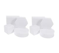 jojofuny 8pcs Cube Photography Props for Product Photo Display Decorative Photo Props for Jewelry Cosmetics Cube for Wedding Party Display