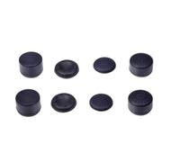 jojofuny 8pcs Enhanced Height Silicone Thumb Grips Caps for Gamepads PC Controllers, Black Joystick Covers with Mushroom Head Design, Compatible with PC Gaming and Electronic Devices