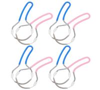 jojofuny 8pcs Facial Hair Removal Tool for Women - Manual Spring Epilator Threading Device with 4 Blue 4 Pink Pieces - Precise Face Hair Remover for Upper Lip, Chin, and Daily Facial