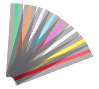 jojofuny 8pcs Reading Guide Strips Lightweight Pet Reading Bookmark Overlays for Enhanced Tracking and Comprehension Suitable for Book Lovers and Students