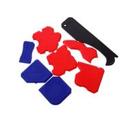 jojofuny 8pcs Sealant Removal Tools Set Caulking Spatulas for Glass Glue and Grout Cleaning for Resealing Sinks Baths and Showers