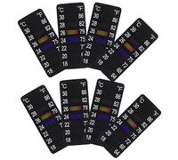 jojofuny 8pcs Self-adhesive Stick Thermometer Strips for Fermentation Jars Temperature Sensor Stickers for Home Brewing Wine Beer Accurate Reusable