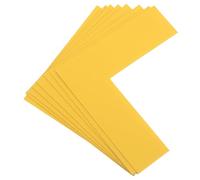 jojofuny 8pcs Shaped Warehouse Floor Markers with Rounded Corners Bright Adhesive Location Labels for Office and Warehouse Organization Non-slip Corner Markers for Precise Area