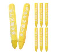 jojofuny 8pcs Yellow Tire Marker Pens for Car Tires Water-resistant Wax-based Marking Crayons with Precise Application, High Visibility for Garage and Workshop Use