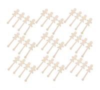 jojofuny 90pcs Natural Wooden People Cutouts for DIY Crafts Unfinished Boy Girl Shapes for Painting and Holiday Party Decorations Creative Ornaments for Family Activities