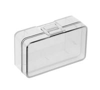 jojofuny 9v Battery Storage Box with Lid Lightweight Pp Material Battery Organizer from Short Circuiting
