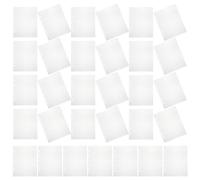 jojofuny A5 7-Hole Loose Leaf Photo Album Refills, 80 Single-Sided Plastic Binder Pockets, Document Organizer Sleeves for Office and School