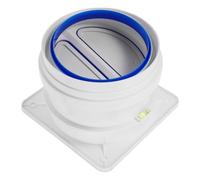 jojofuny Abs Exhaust Valve for Kitchen Range Hood with One Way Check Valve Function, Practical Design Preventing Cold Air Entry, Suitable for Home Wall Vents and Industrial Use