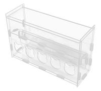 jojofuny Acrylic Rutin Chicken Feeder Box Food Water Container for Small Chickens Suitable for Breeding Hutches