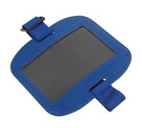 jojofuny Adjustable Elastic Arm Badge Holder Horizontal Id Armband for Work Office Healthcare Schools Fit Blue
