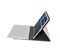 jojofuny Air Keyboard Cover Tablet Case Split Keyboard Pu Shell Easy Access to Ports Non-slip Strip Design Strong Magnetic Suction