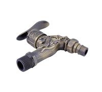 jojofuny Alloy Copper Core Vintage Water Tap Faucet for Home Outdoor Kitchen Bathroom Wash Basin with Die-cast Construction and Smooth Ergonomic Operation