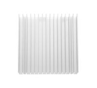 jojofuny Aluminum Heating Sink Ic Chip Cooling Fin High Durability Maximize Surface Area Silver Heat Sink for Fish Tank LED Equipment and High-power Household LED Lighting