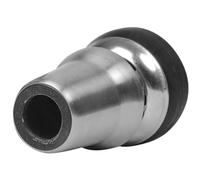 jojofuny Anti-Slip Rubber and Stainless Steel Crutch Tips Replacement, 22mm Diameter Walking Stick Accessories for Mobility Support and Outdoor Hiking