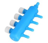 jojofuny Aquarium Air Pump Oxygen Splitter 4-outlet Control Valve Blue Small Fish Tank Regulator Professional Airflow Distributor for Aquarium Accessories