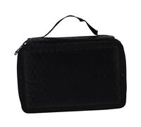 jojofuny Art Pencil Case and Sketch Pencil Pouch 72-Color Multi-Compartment Portable Pen Organizer for Artists and Students, Black Wear-Resist Storage Bag for Drawing and Coloring Supplies