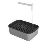 jojofuny Automatic Parrot Shower Bath Tub with Ring Sprayer, Large Bird Bath Pool for Parakeets, Budgies, Cockatiels - Indoor Birdcage Accessory for Easy Bird Bathing