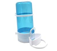 jojofuny Automatic Pet Feeder Set 3pcs Sky Blue Plastic Food Dispenser for Squirrels Hedgehogs Birds Refillable Hamster Food Holder for Small Animals