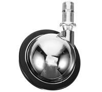 jojofuny Ball-shaped Chair Wheels for Carpet Hardwood Floors Smooth Rotation Furniture Casters Quiet Heavy-duty Replacement for Gaming Office Barber Shop Chairs