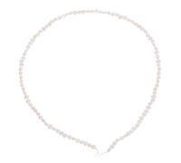 jojofuny Baroque Freshwater Pearl Beads Irregular Double Sided Smooth Craft Pearls with Holes for Jewelry Making DIY Bracelets Necklaces Accessories for Women