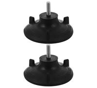 jojofuny Bath Stool Accessories 2pcs Rubber Non Slip Feet with M8 Screw for Seniors Toilet Seat Footrest in Healthcare Facilities