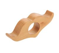 jojofuny Beige Wooden Thumb Book Page Holder: Multi-Functional Bookmark and Book Weight - Thumb Ring Page Holder for Home, Office, Travel