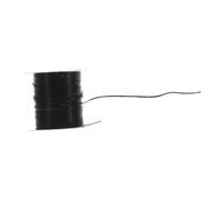 jojofuny Black Elastic Crystal Thread Cord for Hair Extensions and Bracelet Making 0.8Mm Thickness for Weddings and Casual Wear