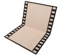 jojofuny Blank Memo Board Photo Frame Bulletin Board 40 * 60cm Vintage Felt Polyester Soft to The Touch Multifunctional Decorative for Home and Office