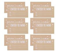 jojofuny Blank Raffle Tickets Entry Form Cards Easy to Write 200pcs Made of Paper with Name Email Address and Phone Number Fields and Fits Most Ballot Boxes for Contests and Raffles