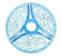 jojofuny Blue Stable Playback Adapter for Turntables and Vinyl Records Made of Sturdy Abs with Vibration Reduction and Tight Tolerance Alignment, for Living Rooms and Bars